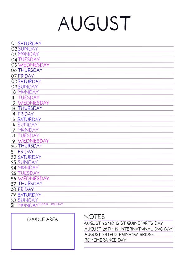Snootography Calendar 2026/2027 Presale - Image 12