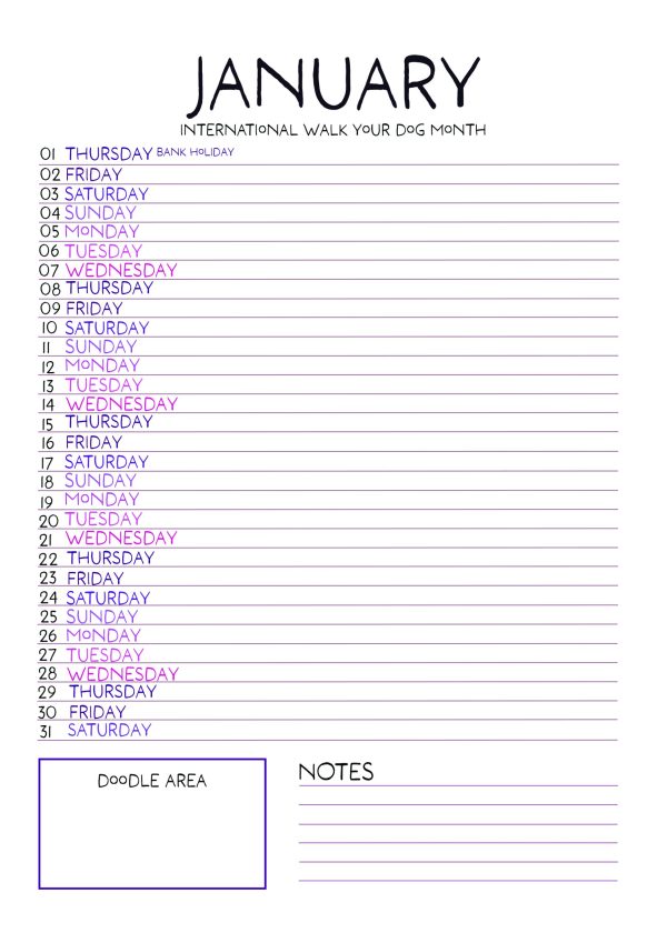 Snootography Calendar 2026/2027 Presale - Image 4